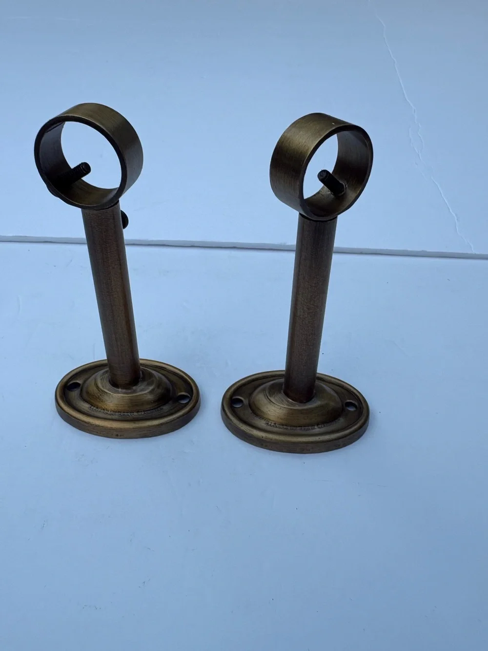 Set of 2 NWOT Anthropologie Smithery Curtain Rod Brackets